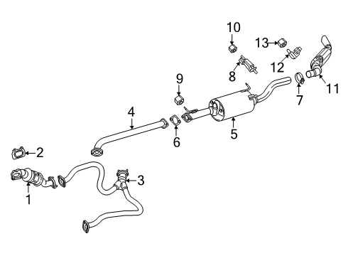 Mopar 68538283AB Pipe - Exhaust Extension