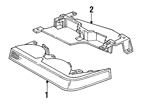 Mopar 4399454 Parking/Turn Lamp Mopar 4399454 Parking/Turn Lamp