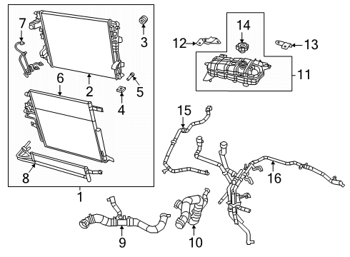 Mopar 6513356AA Radiator Screw