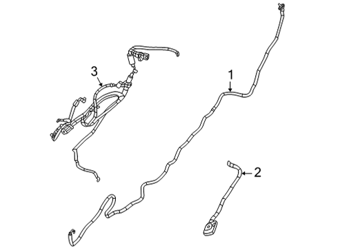 Mopar 68621558AA Wiring - Battery Positive 68621558AA Mopar Wiring - Battery Positive