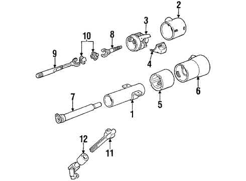 Mopar 5257143 Cylinder & Keys 5257143 Mopar Cylinder & Keys