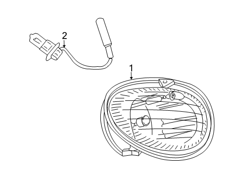 Mopar 4805395AA Lamp Housing Bracket