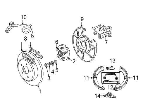 Mopar 5066380AA Caliper Seal Kit