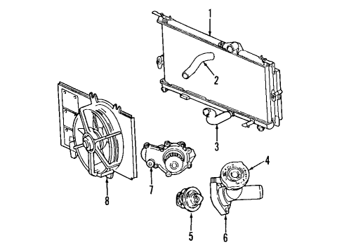 Mopar 5017491AC Fan Relay Mopar 5017491AC Fan Relay
