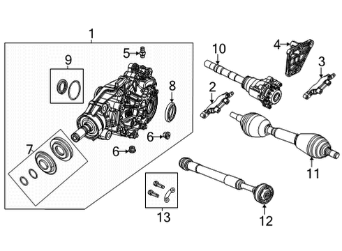 Mopar 6510257AA Output Shaft Stud