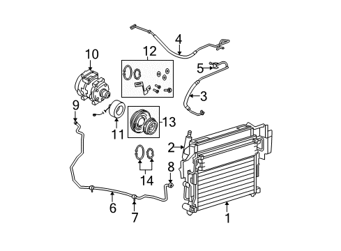 Mopar 55111437AG Compressor - A/C