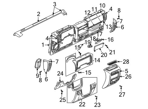 Mopar 5EM26LAZAD Repair Panel