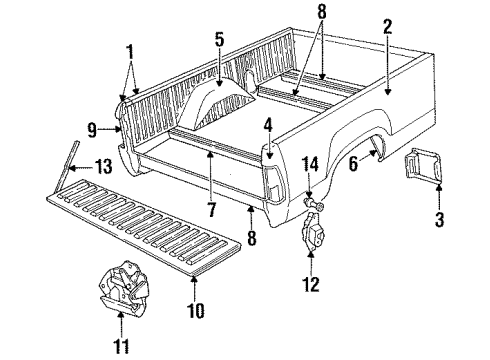 Mopar 4432043 Tail Gate Mopar 4432043 Tail Gate