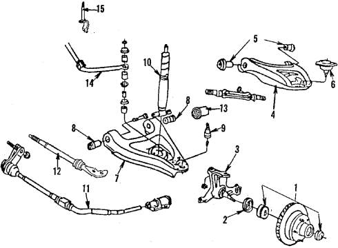 Mopar 5015453AA Upper Ball Joint