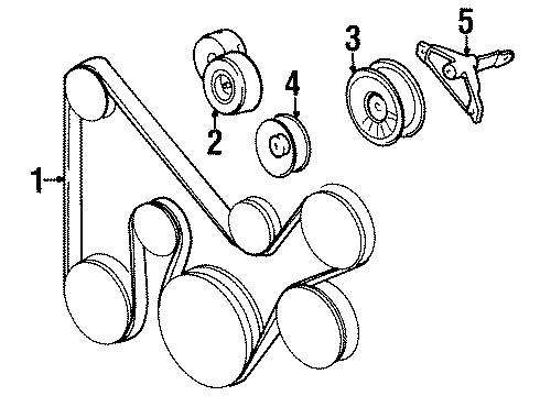 Mopar 4483219 Idler Pulley Bracket