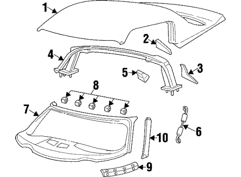 Mopar 4848685AB Roll Bar