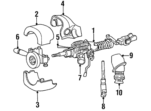Mopar 4874912 Tilt Lever