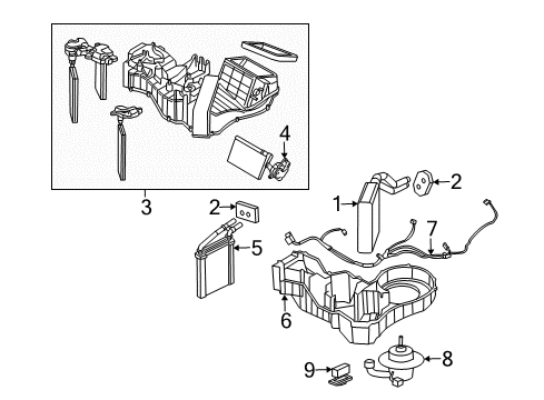 Mopar 5029345AA Drain Tube Bracket