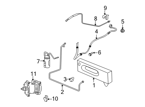 Mopar 5189364AA Liquid Line Cap Mopar 5189364AA Liquid Line Cap