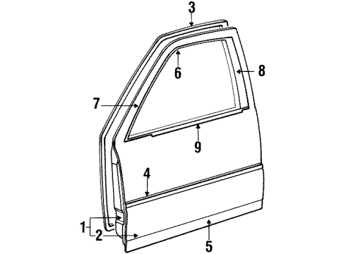 Mopar 5066287AA Upper Molding