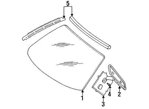 Mopar 4882429 Windshield