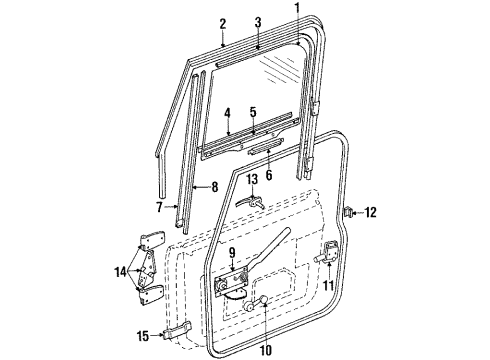 Mopar 55033953 Lower Hinge