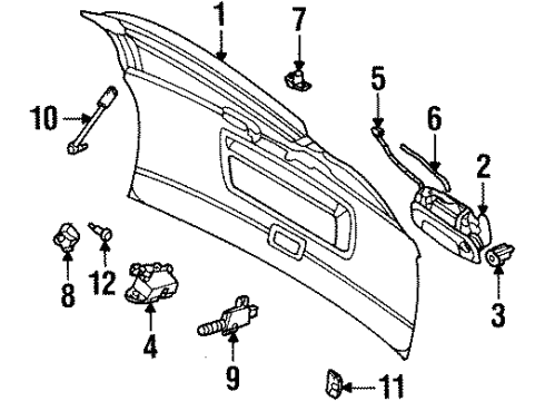 Mopar 4675984 Lock Rod
