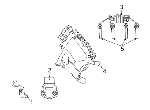 2004 Chrysler Sebring ECM Diagram for RL896800AD
