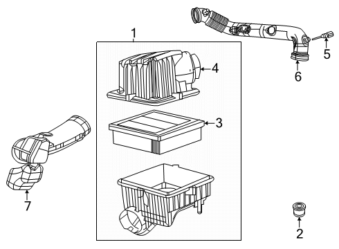 2019 Jeep Compass Air Intake Diagram