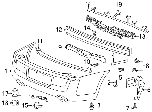 2011 Chrysler 300 Chrome Extension Diagram for 6507456AA