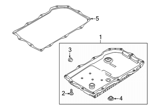 2020 Ram 1500 Torque Converter Diagram for 68402913AA