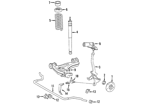 2005 Chrysler Crossfire Bushing Bracket, Front Lower Diagram for 5099731AA