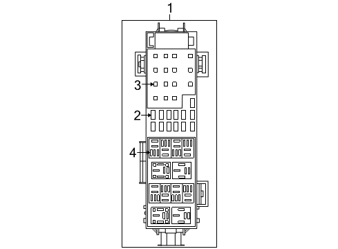 2012 Jeep Liberty Distribution Box Diagram for 68235273AA