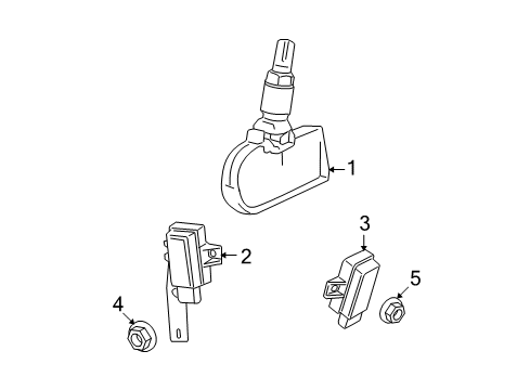 2007 Dodge Caliber Module Diagram for 5033334AB