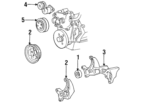 1998 Jeep Grand Cherokee Serpentine Belt Diagram for 53010150AB