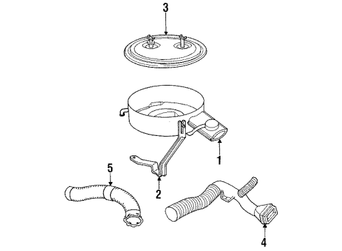 1988 Dodge Dakota Air Inlet Diagram