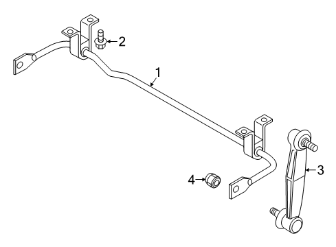 2015 Jeep Renegade Stabilizer Bar & Components Diagram