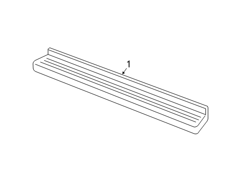 2013 Ram 2500 Running Board, Passenger Side Diagram for 68190198AA