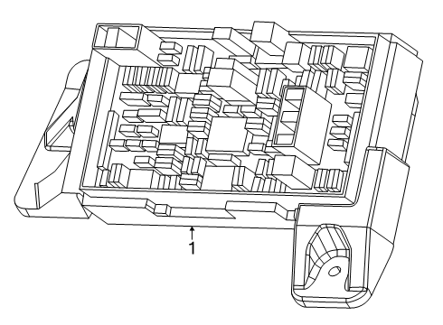 2025 Ram 1500 PDC - Pre Fuse Block Diagram for 68581262AB