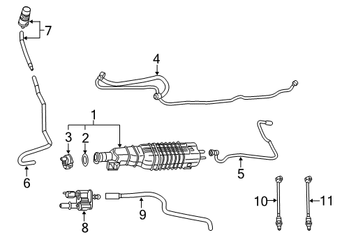 2020 Ram 1500 Tube Diagram for 52029909AC
