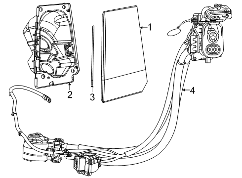 2024 Ram ProMaster EV Electrical Components - Pillars Diagram