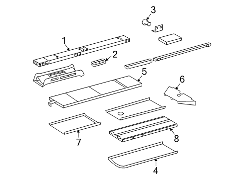 2003 Dodge Sprinter 2500 Upper Housing Seal, Rear Diagram for 5124763AA