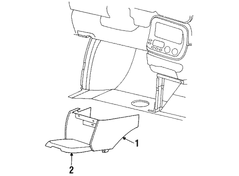 2000 Chrysler Grand Voyager Latch Diagram for RV48RJKAA