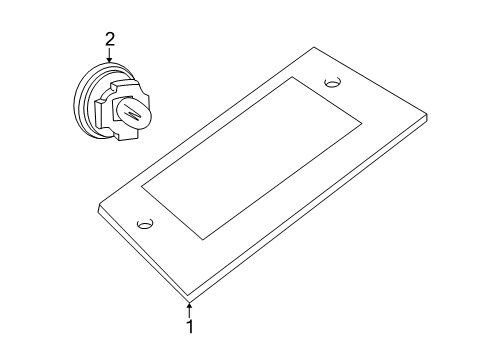 2003 Chrysler 300M License Lamps Diagram