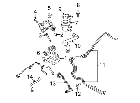 2008 Dodge Caliber Inner Tie Rod Diagram for 68040224AB