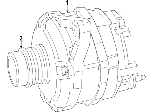 2015 Jeep Renegade Voltage Regulator Diagram for 68275048AA