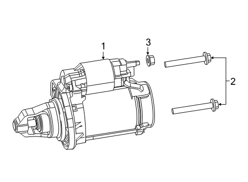 2022 Ram 1500 Starter Diagram