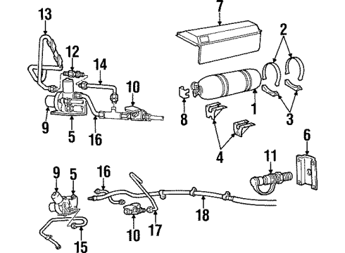 1995 Dodge Ram 1500 Fuel System Components Diagram