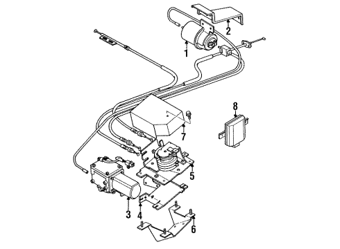 1996 Dodge Stealth Switch Diagram for MB604790