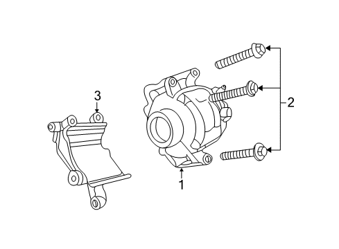 2001 Chrysler Sebring Alternator Diagram 3 - Thumbnail