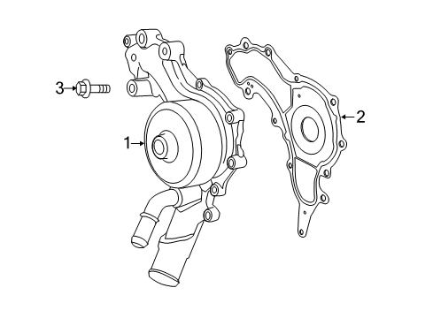 2012 Ram C/V Water Pump Diagram