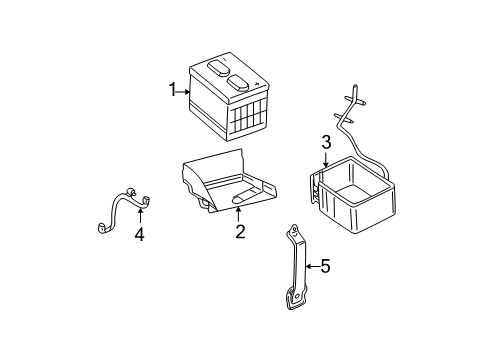 2006 Chrysler Sebring Battery Diagram for 4609104AC