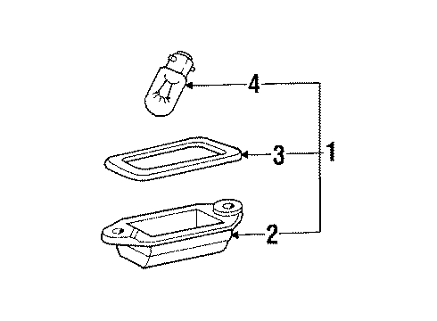1991 Dodge Colt License Lamps Diagram