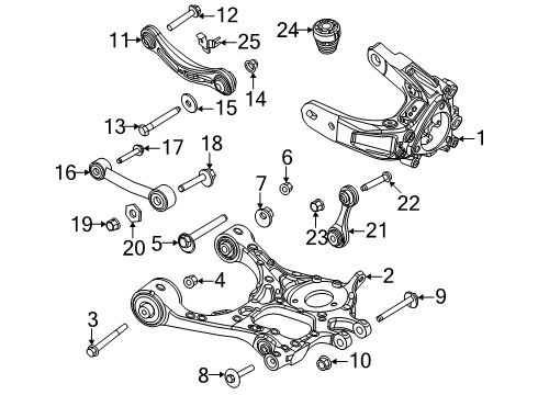 2024 Dodge Charger Daytona Rear Suspension Diagram