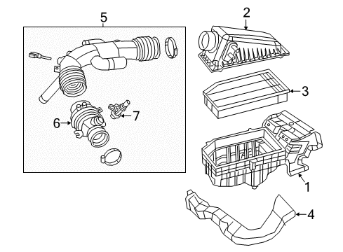 2018 Jeep Wrangler Filter Housing Diagram for 68291143AC